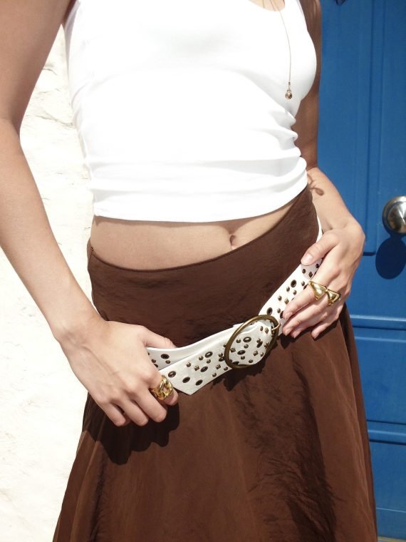 CINTURÓN “ROCKY“ BLANCO