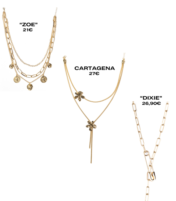 PACK COLLARES ORO